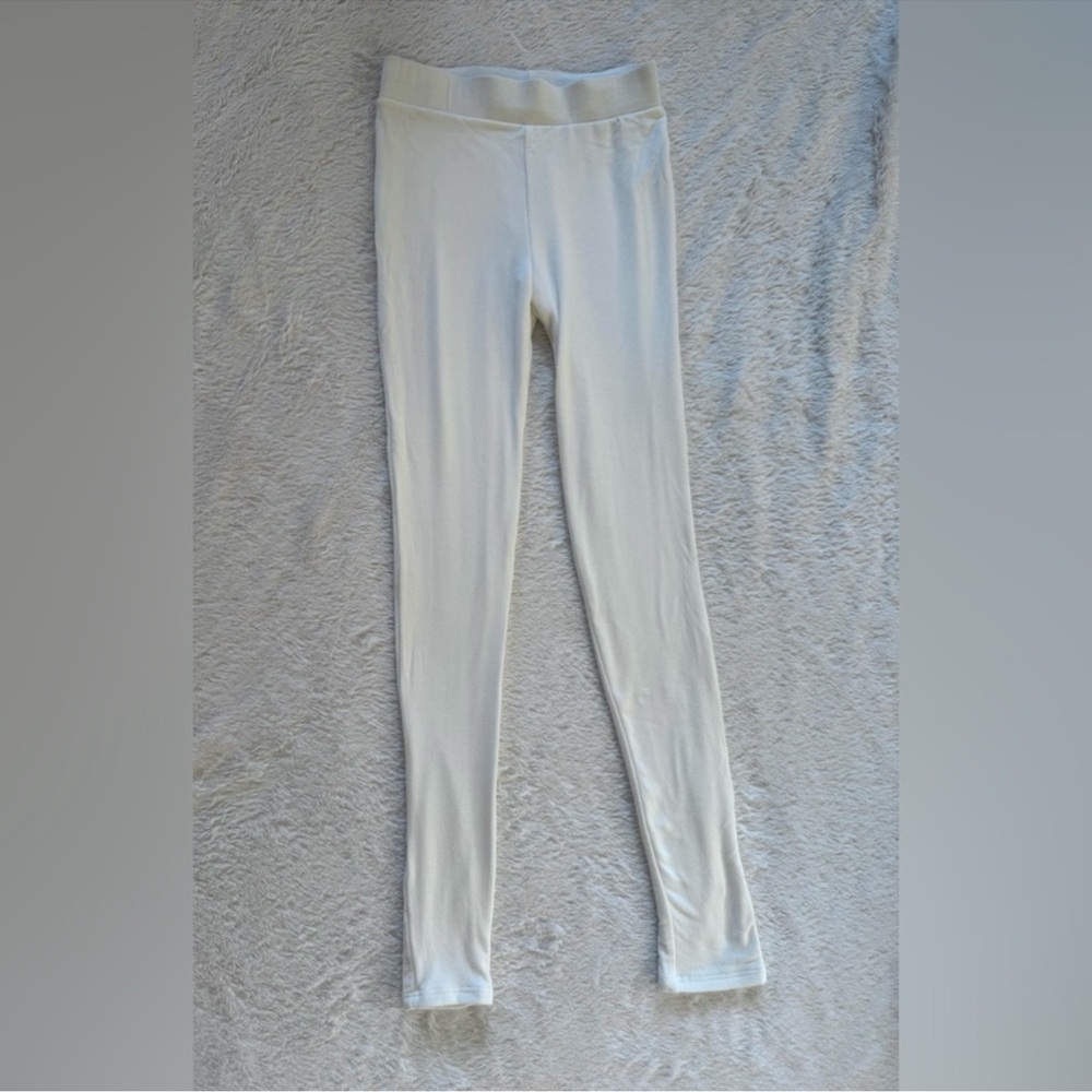 Naked Wardrobe Cream Leggings